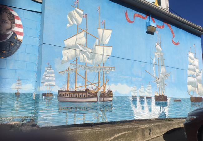 The Battle of Lake Erie Mural